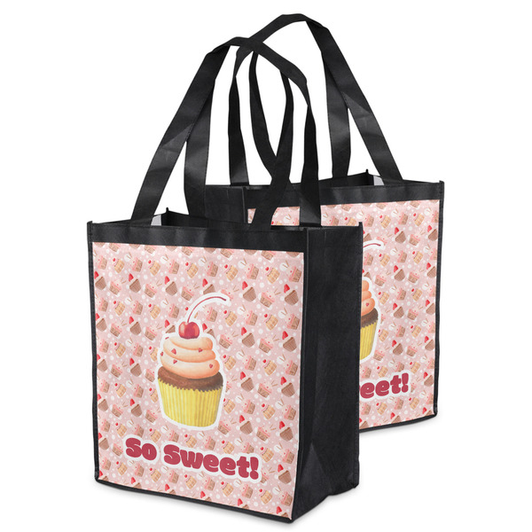 Sweet Cupcakes Grocery Bag - MAIN