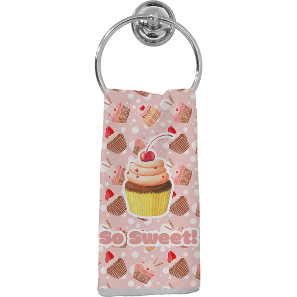 Custom Sweet Cupcakes Hand Towel - Full Print w/ Name or Text