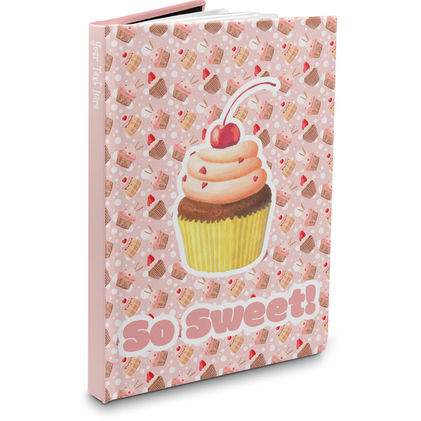 Custom Sweet Cupcakes Hardbound Journal (Personalized)