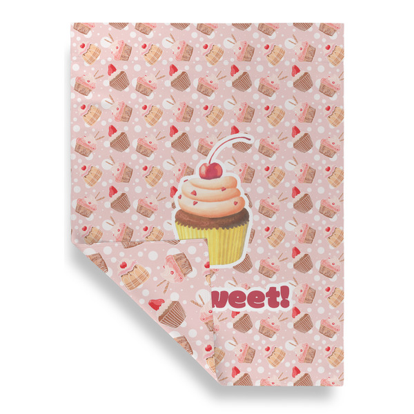 Sweet Cupcakes House Flags - Double Sided - FRONT FOLDED