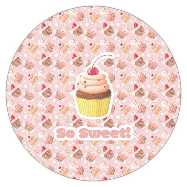 Sweet Cupcakes Icing Circle - Large - Single