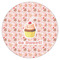Sweet Cupcakes Icing Circle - Large - Single