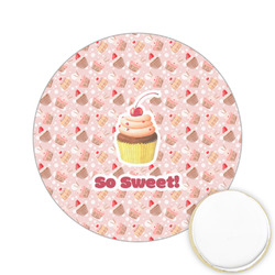Sweet Cupcakes Printed Cookie Topper - 2.15" (Personalized)
