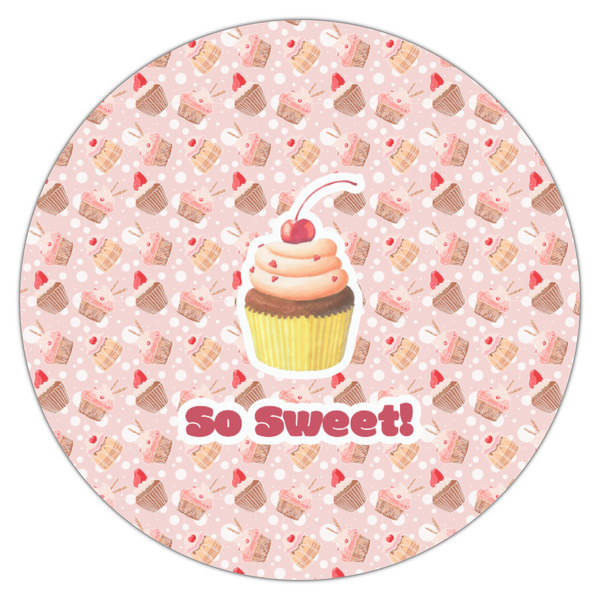 Sweet Cupcakes Icing Circle - Small - Single