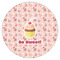 Sweet Cupcakes Icing Circle - Small - Single