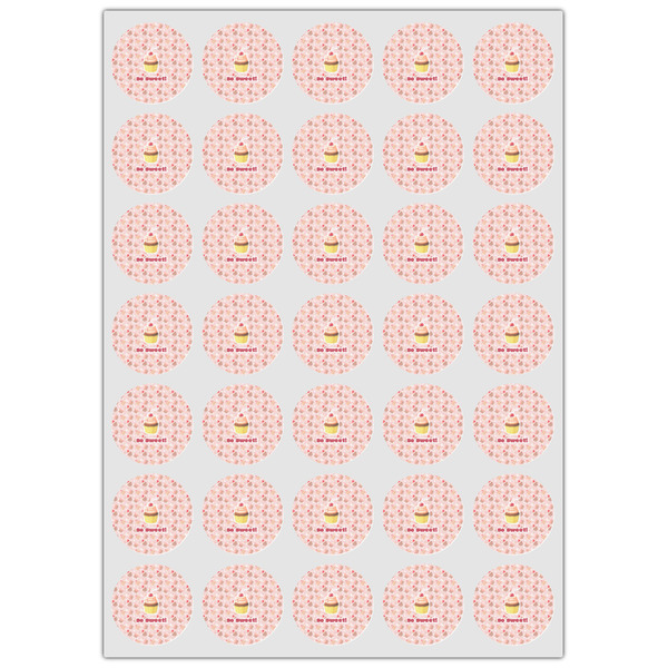 Sweet Cupcakes Icing Circle - XSmall - Set of 35