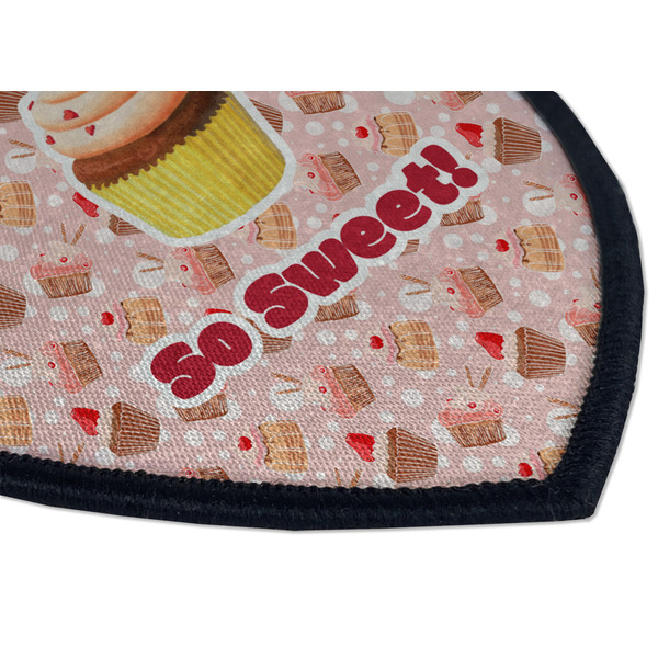 Sweet Cupcakes Iron on Shield 3 Detail