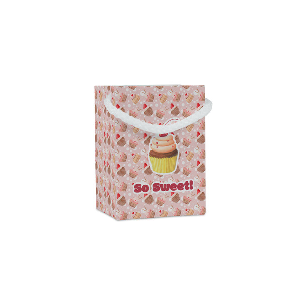 Custom Sweet Cupcakes Jewelry Gift Bags - Gloss (Personalized)