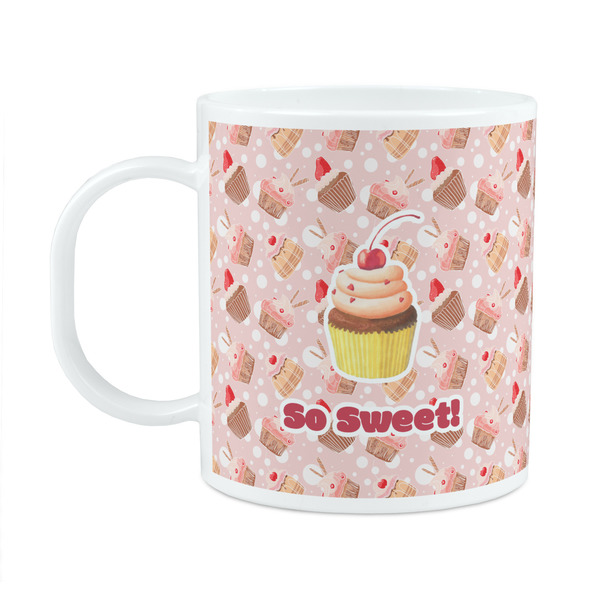 Custom Sweet Cupcakes Plastic Kids Mug (Personalized)