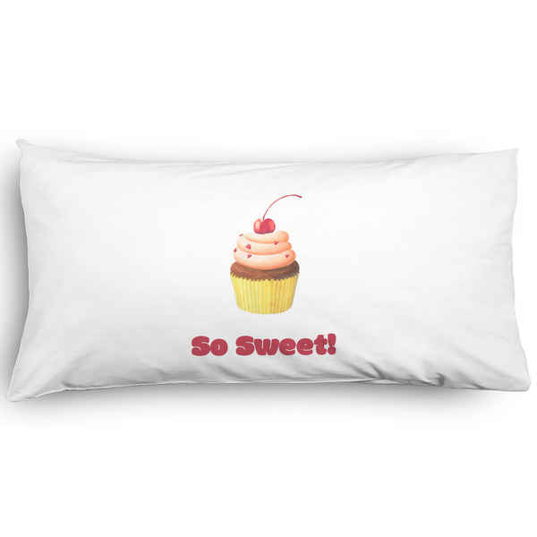 Custom Sweet Cupcakes Pillow Case - King - Graphic (Personalized)