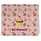 Sweet Cupcakes Kitchen Towel - Poly Cotton - Folded Half