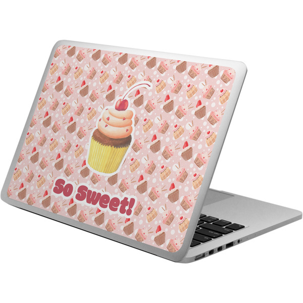 Custom Sweet Cupcakes Laptop Skin - Custom Sized w/ Name or Text
