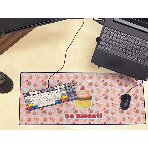 Sweet Cupcakes Large Gaming Mats - LIFESTYLE