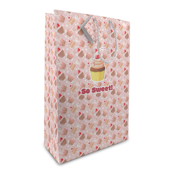 Custom Sweet Cupcakes Large Gift Bag (Personalized)