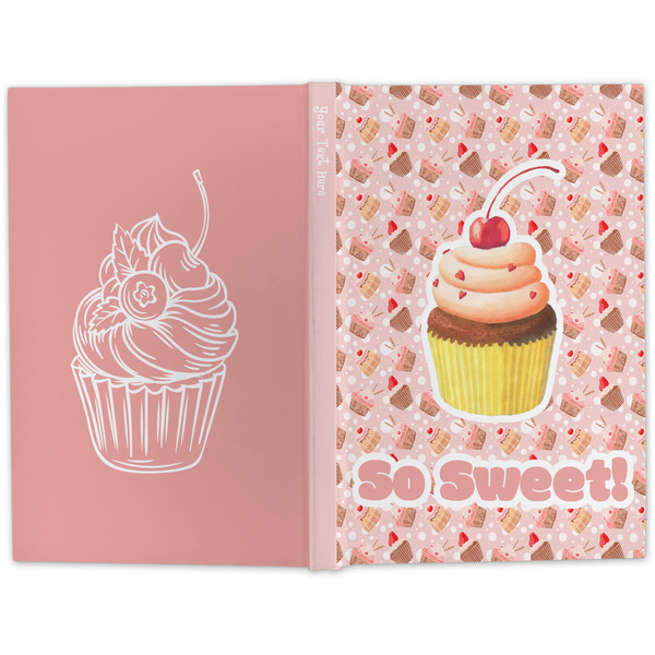 Sweet Cupcakes Large Hard Cover Journal - Apvl