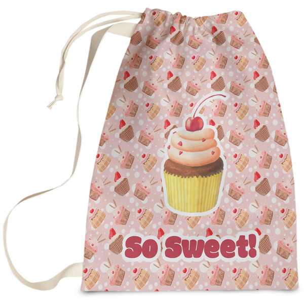 Custom Sweet Cupcakes Laundry Bag - Large (Personalized)