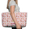 Sweet Cupcakes Large Rope Tote Bag - In Context View