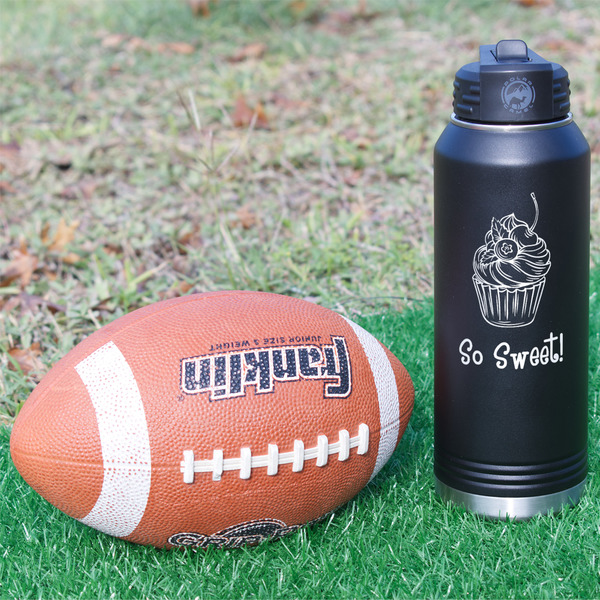 Sweet Cupcakes Laser Engraved Water Bottles - In Context