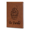 Sweet Cupcakes Leatherette Journal - Large - Double Sided (Personalized)