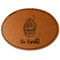 Sweet Cupcakes Faux Leather Iron On Patch - Oval (Personalized)