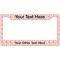 Sweet Cupcakes License Plate Frame Wide