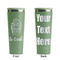 Sweet Cupcakes Light Green RTIC Everyday Tumbler - 28 oz. - Front and Back