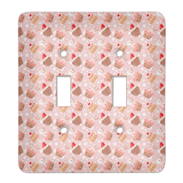 Custom Sweet Cupcakes Light Switch Cover (2 Toggle Plate)
