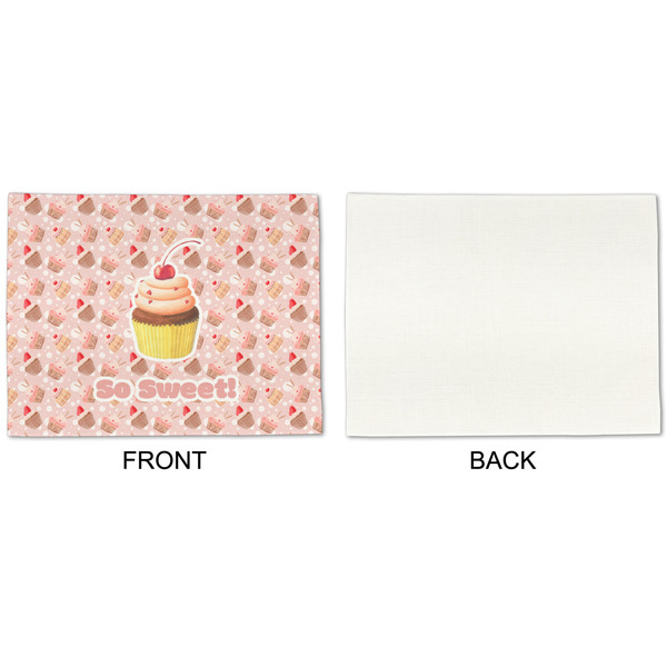 Sweet Cupcakes Linen Placemat - APPROVAL Single (single sided)