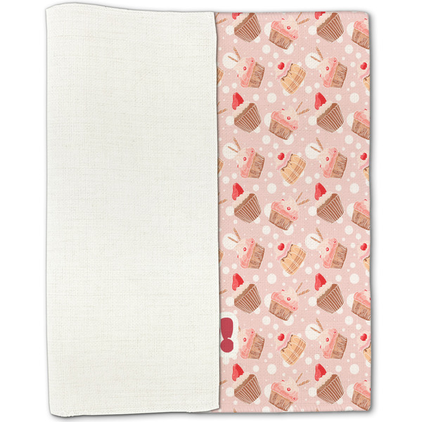 Sweet Cupcakes Linen Placemat - Folded Half