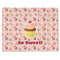 Sweet Cupcakes Single-Sided Linen Placemat - Single w/ Name or Text