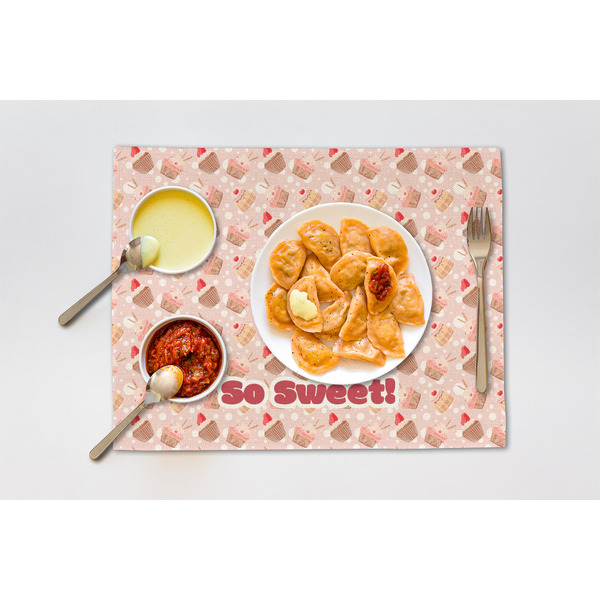 Sweet Cupcakes Linen Placemat - Lifestyle (single)