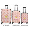 Sweet Cupcakes Luggage Bags all sizes - With Handle