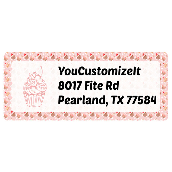 Custom Sweet Cupcakes Return Address Labels (Personalized)