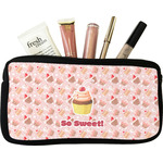 Sweet Cupcakes Makeup / Cosmetic Bag - Small w/ Name or Text