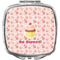 Sweet Cupcakes Compact Makeup Mirror w/ Name or Text