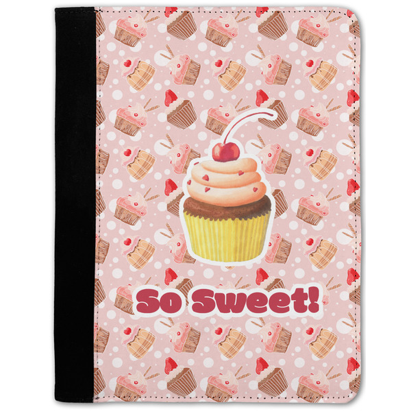 Custom Sweet Cupcakes Notebook Padfolio w/ Name or Text