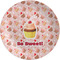 Sweet Cupcakes Melamine Plate 8 inches