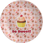 Sweet Cupcakes Melamine Plate - 10" (Personalized)