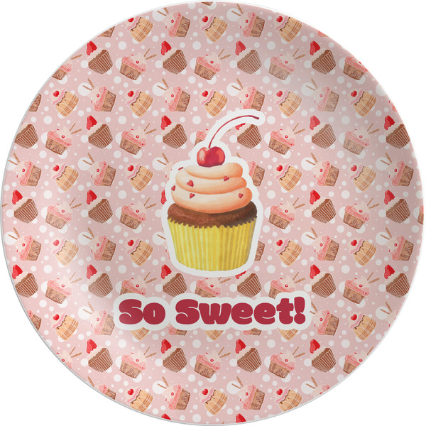 Custom Sweet Cupcakes Melamine Plate - 10" (Personalized)