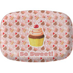 Sweet Cupcakes Melamine Platter w/ Name or Text