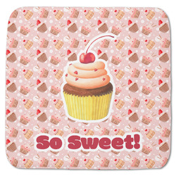 Sweet Cupcakes Memory Foam Bath Mat - 48"x48" w/ Name or Text