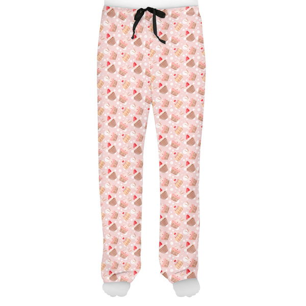 Sweet Cupcakes Men's Pjs Front - on model
