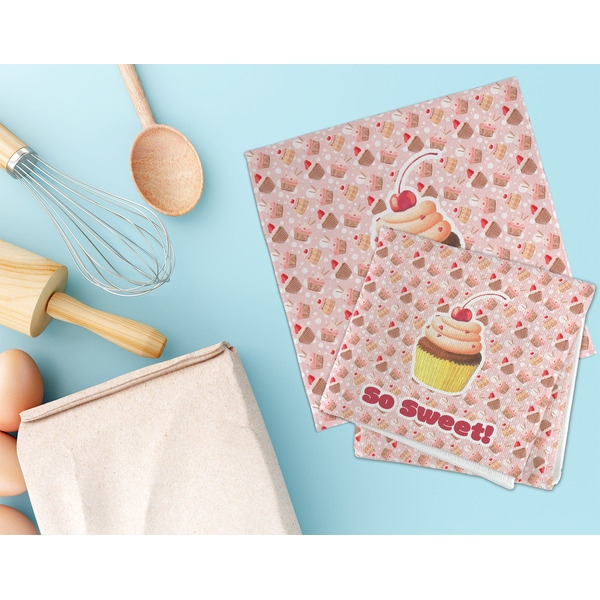 Sweet Cupcakes Microfiber Dish Rag - LIFESTYLE