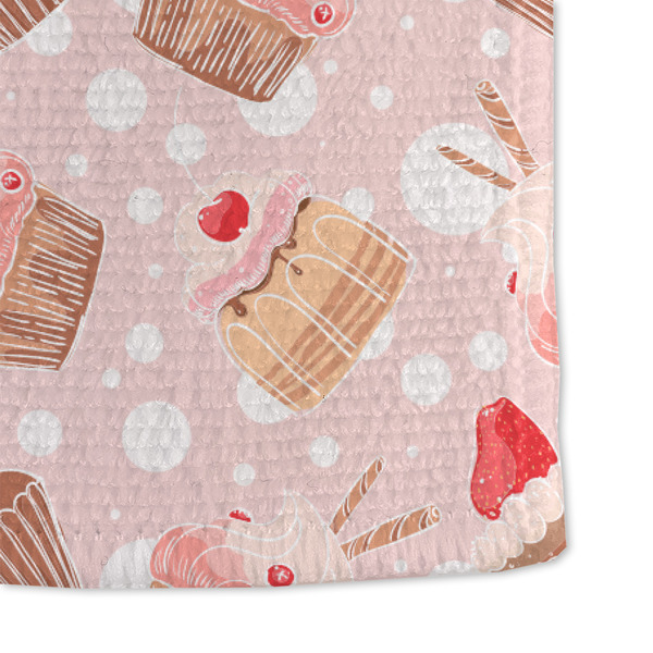 Sweet Cupcakes Microfiber Dish Towel - DETAIL