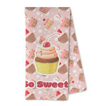 Sweet Cupcakes Kitchen Towel - Microfiber (Personalized)