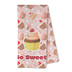 Sweet Cupcakes Kitchen Towel - Microfiber (Personalized)