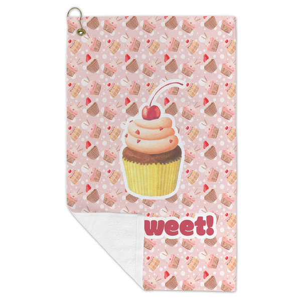 Sweet Cupcakes Microfiber Golf Towels - FOLD