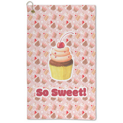 Sweet Cupcakes Microfiber Golf Towel (Personalized)