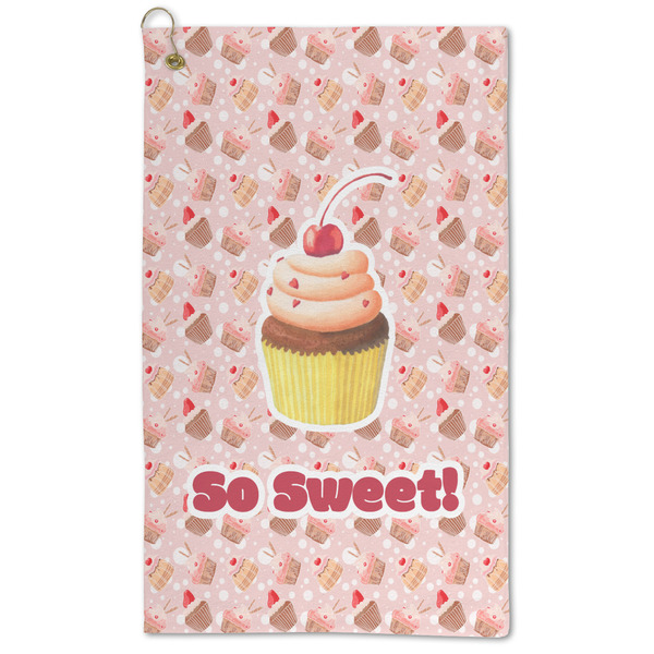 Custom Sweet Cupcakes Microfiber Golf Towel - Large (Personalized)