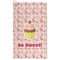 Sweet Cupcakes Microfiber Golf Towel - Large (Personalized)